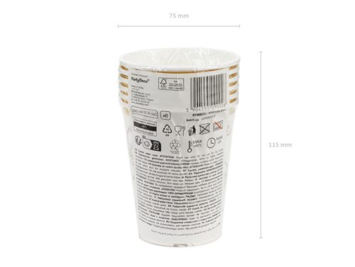 Virágpoharak, mix, 220 ml (1 pkt / 6 db.)