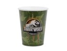 Jurassic World papír poharak, 250 ml, vegyes mintás, 6 db