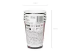 Papírpohár "You're Next", 250 ml, fekete-piros (6 db/csomag)