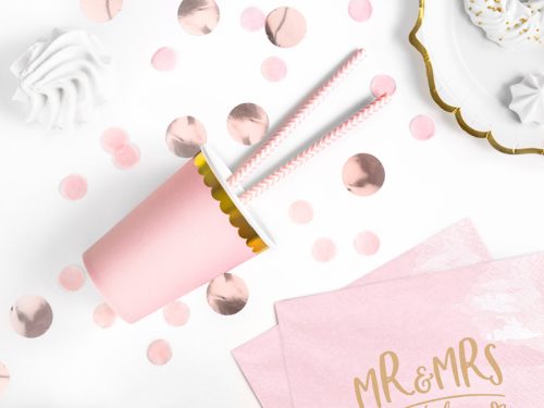 Csésze, világos rózsaszín, 220 ml (1 db / 6 db)