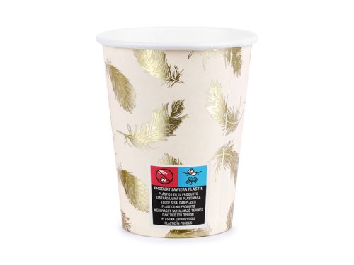 Papírpoharak Lovely Swan, 260 ml (1 db / 6 db.)