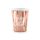 Cups Happy Birthday!, rose gold, 260ml (1 db / 6 db.)