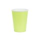 Világoszöld papír pohár 250 ml, 6 db, egyszer használatos