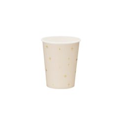   Papír pohár csillagos mintával, 220 ml, 6 darabos készlet