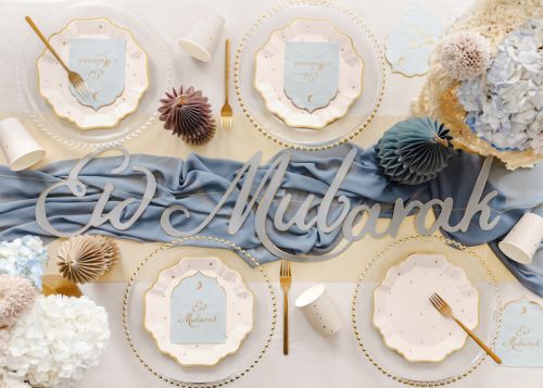 Csillagos papír pohár mix, 220 ml, 6 darabos csomag