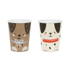 Dog Cups, mix, 220 ml (1 pkt / 6 pc.)