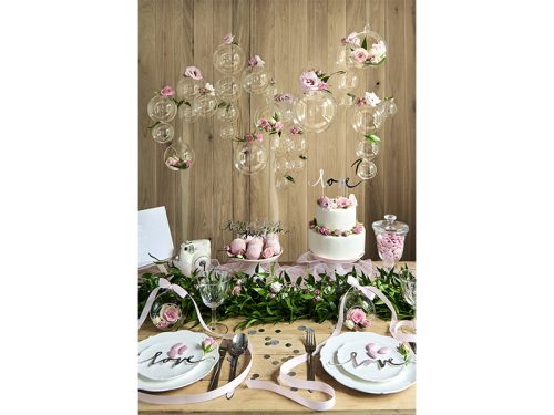 Tortatortabeszúró Love, ezüst, 17cm