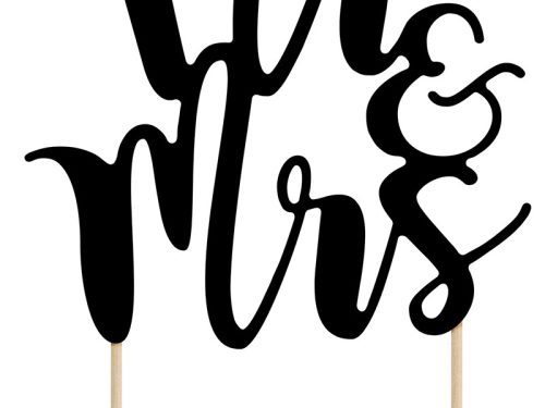 Tortatortabeszúró Mr&Mrs, 25,5 cm