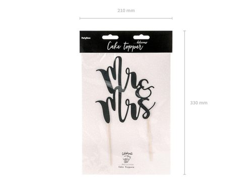 Tortatortabeszúró Mr&Mrs, 25,5 cm