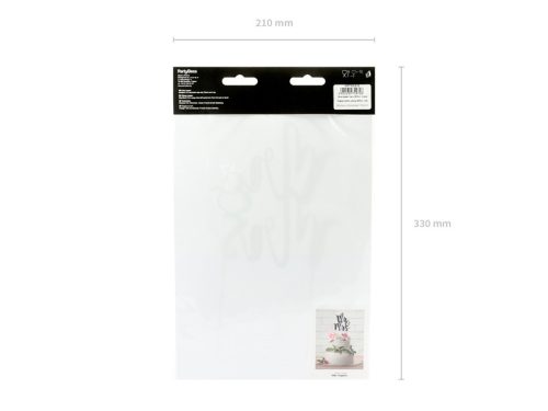 Tortatortabeszúró Mr&Mrs, 25,5 cm