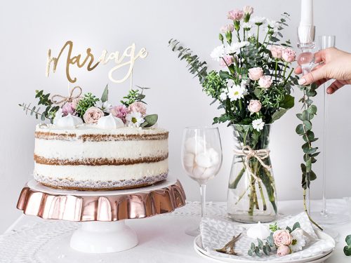 Mariage tortalap, arany, 22,5 cm