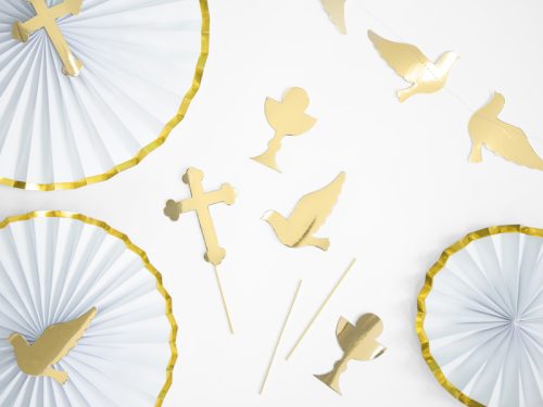 Tortafeltét Elsőáldozó, arany, 31,5 cm (1 db / 6 db)