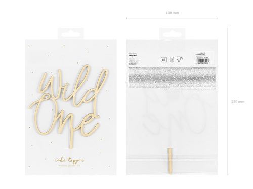 Fa tortabeszúró Wild One, 22cm