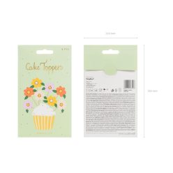 Tortalapok Virágok, mix, 13 cm (1 pkt / 8 db.)