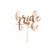 Tortatortabeszúró Leendő menyasszony, 17,5 cm, rózsaszín arany
