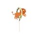 Lion Cake Topper, 16 x 16 cm, mix