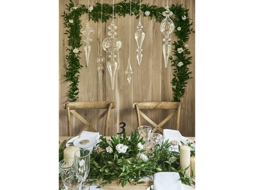 Asztalszámok, fekete, 24-26cm (1 pkt / 11 db.)