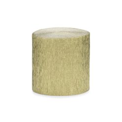Krepp szalag, 5cm/10m, arany (1 pkt / 4 db.)