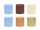 Crepe 5cm/10m, set of 6, mix (1 pkt / 6 pc.)