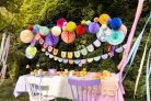 Crepe Paper 5cm/10m, set of 6 pcs., pastel rainbow mix (1 pkt / 6 pc.)