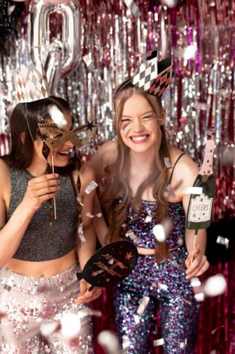 Parti koronák, 11 cm, mix (1 pkt / 2 db.)