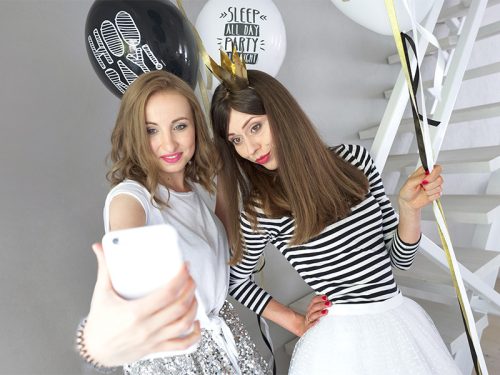 Parti koronák, arany, 5,5 cm (1 pkt / 3 db.)