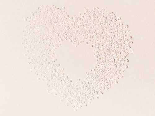 Vendégkönyv, világos rózsaszín, 22 lap