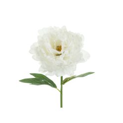 Művirág- Bazsarózsa, 35 cm, fehér