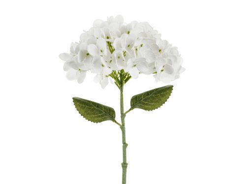 Művirág - Hortenzia, 35 cm, fehér