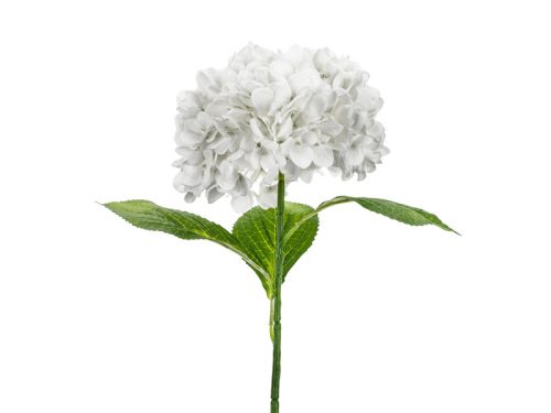Művirág - Hortenzia Premium, 69 cm, fehér