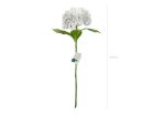 Művirág - Hortenzia Premium, 69 cm, fehér