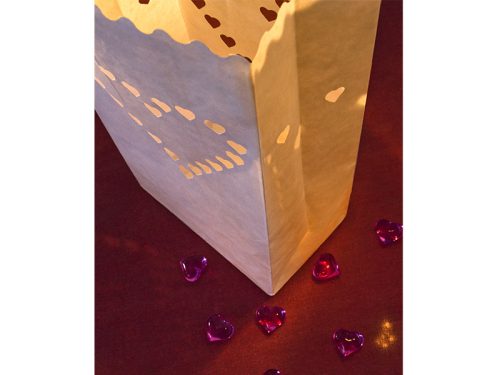 Lámpák, gyertyazsákok, 15 x 9 x 26 cm (1 db / 10 db)