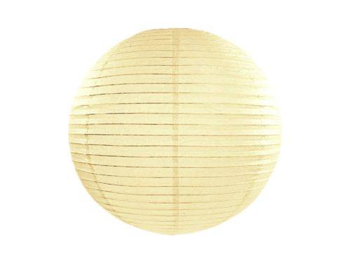 Krém színű papír lampion 35cm