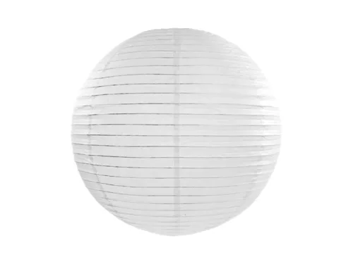 Paper lantern, white, 45cm