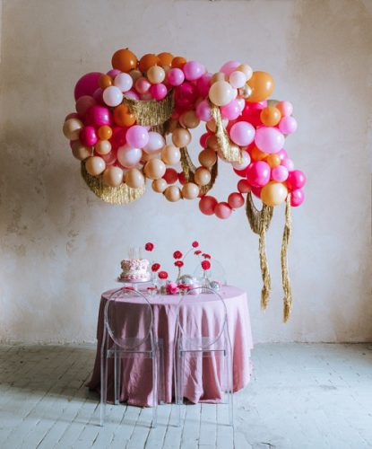 Összekötő léggömbök, 33 cm, akt (1 pkt / 20 db.)