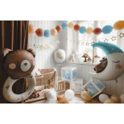   Összekötő léggömbök, 33 cm, poros rózsa (1 db / 20 db)