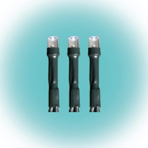 LED-es fényfüzér, 7 m / 100 db hidegfehér LED, 8 fényprogram, kül- és beltéri