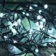LED-es fényfüzér, 14 m / 200 db hidegfehér LED, 8 fényprogram, kül- és beltéri