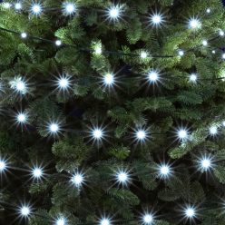   LED-es fényfüzér, kül- és beltéri, 30 m/ 300 db hidegfehér LED, 8 világítási mód