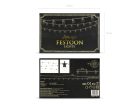 LED Festoon lámpák, fekete, 5m, nem tartalmaz UK csatlakozót