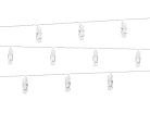 LED fotó klip lámpák, átlátszó, 1,4 m
