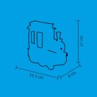 Világító  mozdony, kapcsolható, 3 funkció