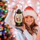 Lámpás vízkeveréssel, csillámokkal