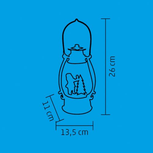 Lámpás vízkeveréssel, csillámokkal