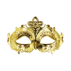 Farsangi maszk, 17x9 cm, arany