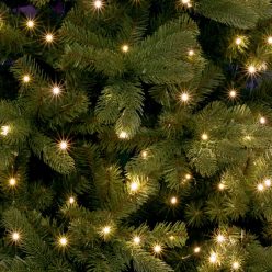   LED-es fényfüzér-köteg, 250 db melegfehér micro LED, 10 ágú, kül- és beltéri