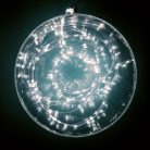 LED-es fényfüzér, 7,9 m / 80 db hidegfehér micro LED, kül- és beltéri 