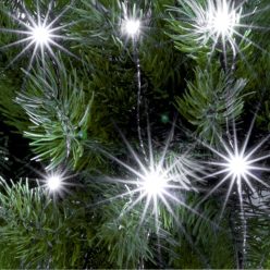   LED fényfüzér, beltéri , 20 db hidegfehér micro LED, 1,9 m füzérhossz, elemes