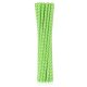 Zöld Lime Green Chevron papír szívószál 12 db-os