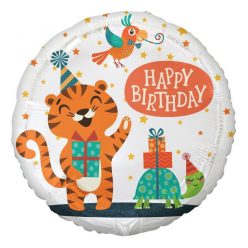 Tigris Happy Birthday Tiger fólia lufi 36 cm